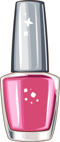 3D Nail Polish Bottle